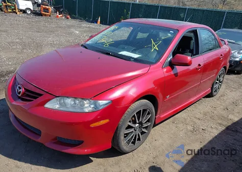 2005 Mazda Mazda6 S Sport из США, поврежденный, VIN 1YVHP80D755M35912